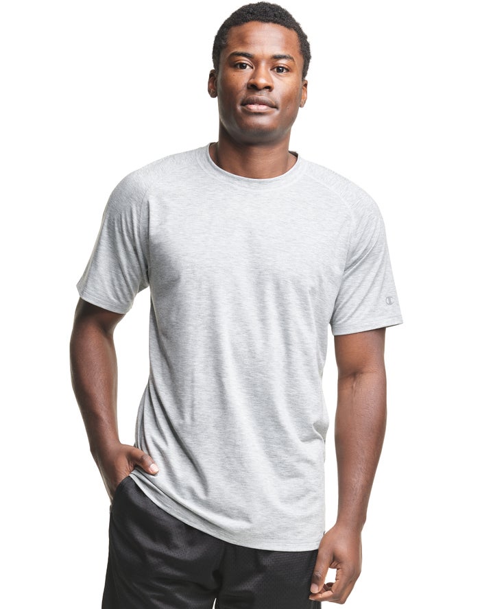 Champion Mens T-Shirt NZ - City Sport Grey ( 2915-JRMNA )